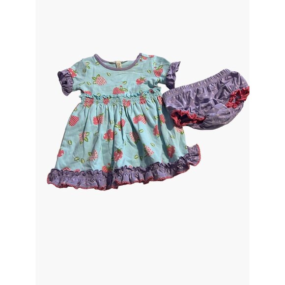 Matilda Jane So Berry Cure Dress Infant Girls Size 6-12 months Excellent very ge - Picture 3 of 10